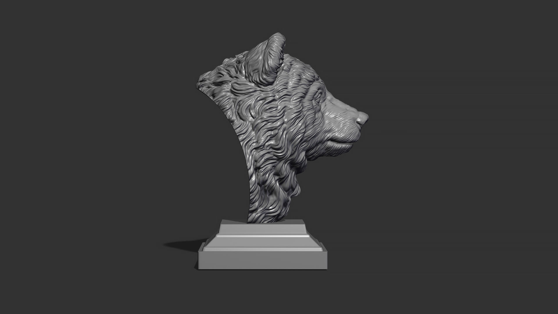 Bear cub 3D print model_19