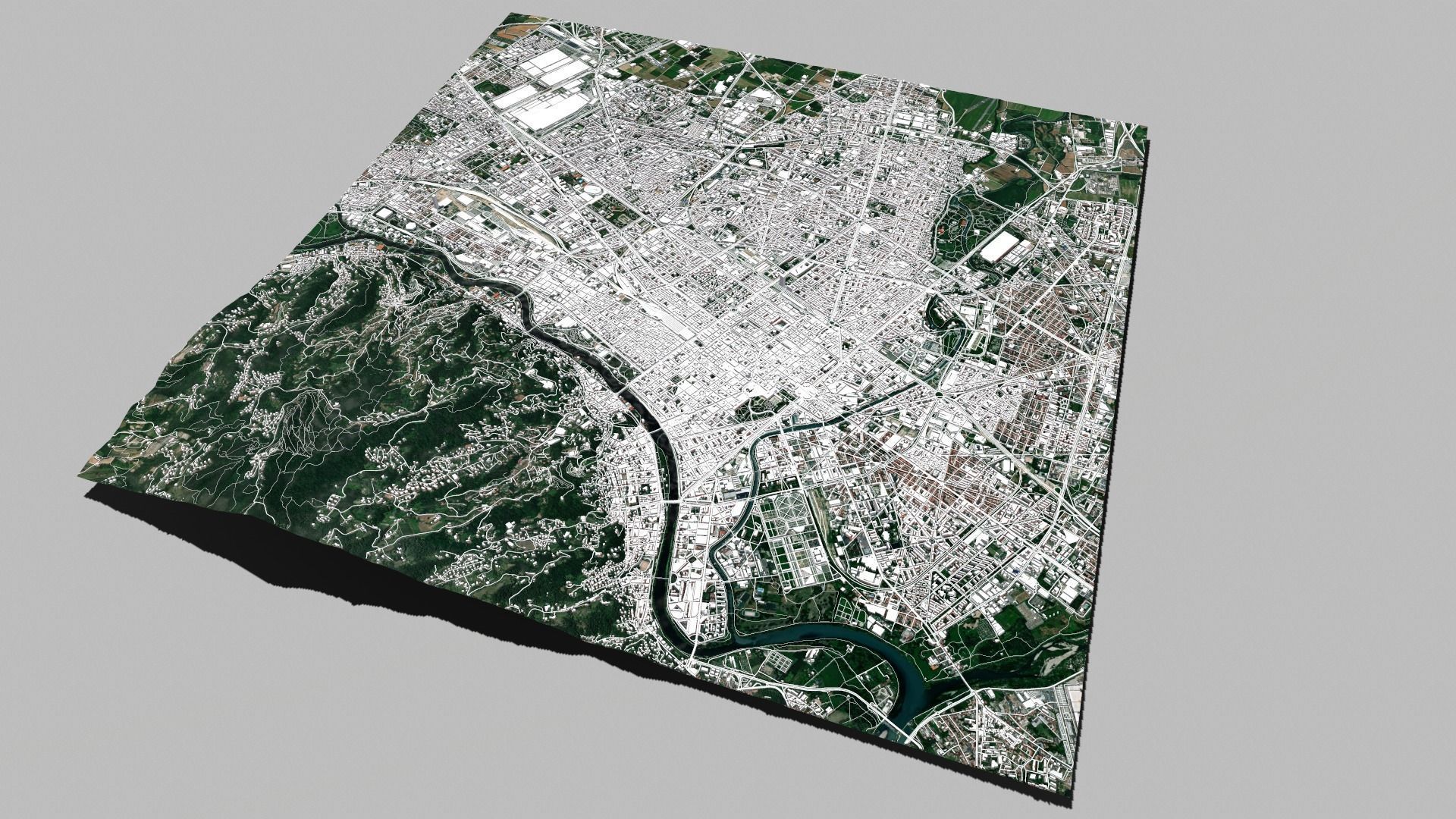 Cityscape Turin Italy 3D model_11