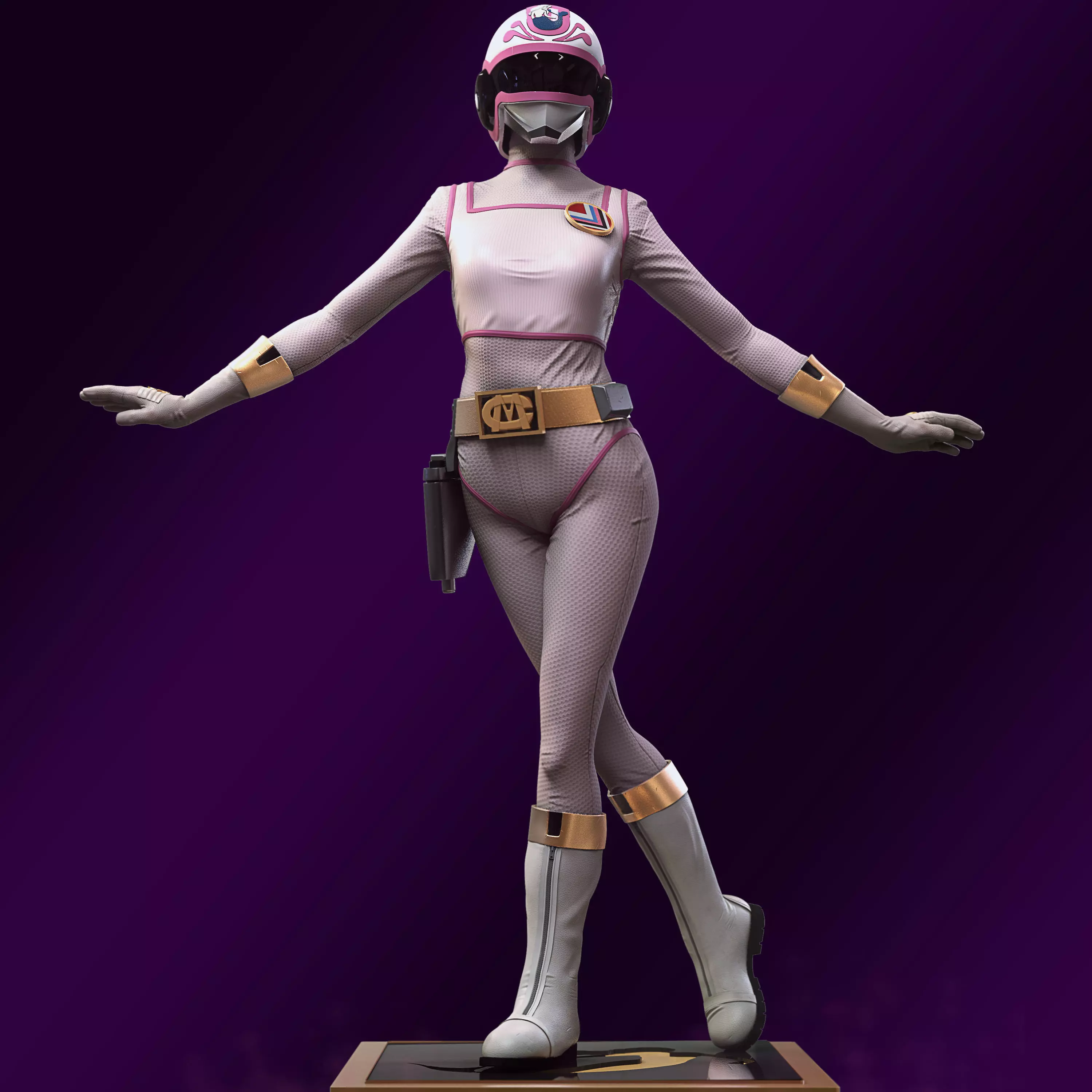 Dengeki Sentai Changeman - Change Mermaid 3D print model_0