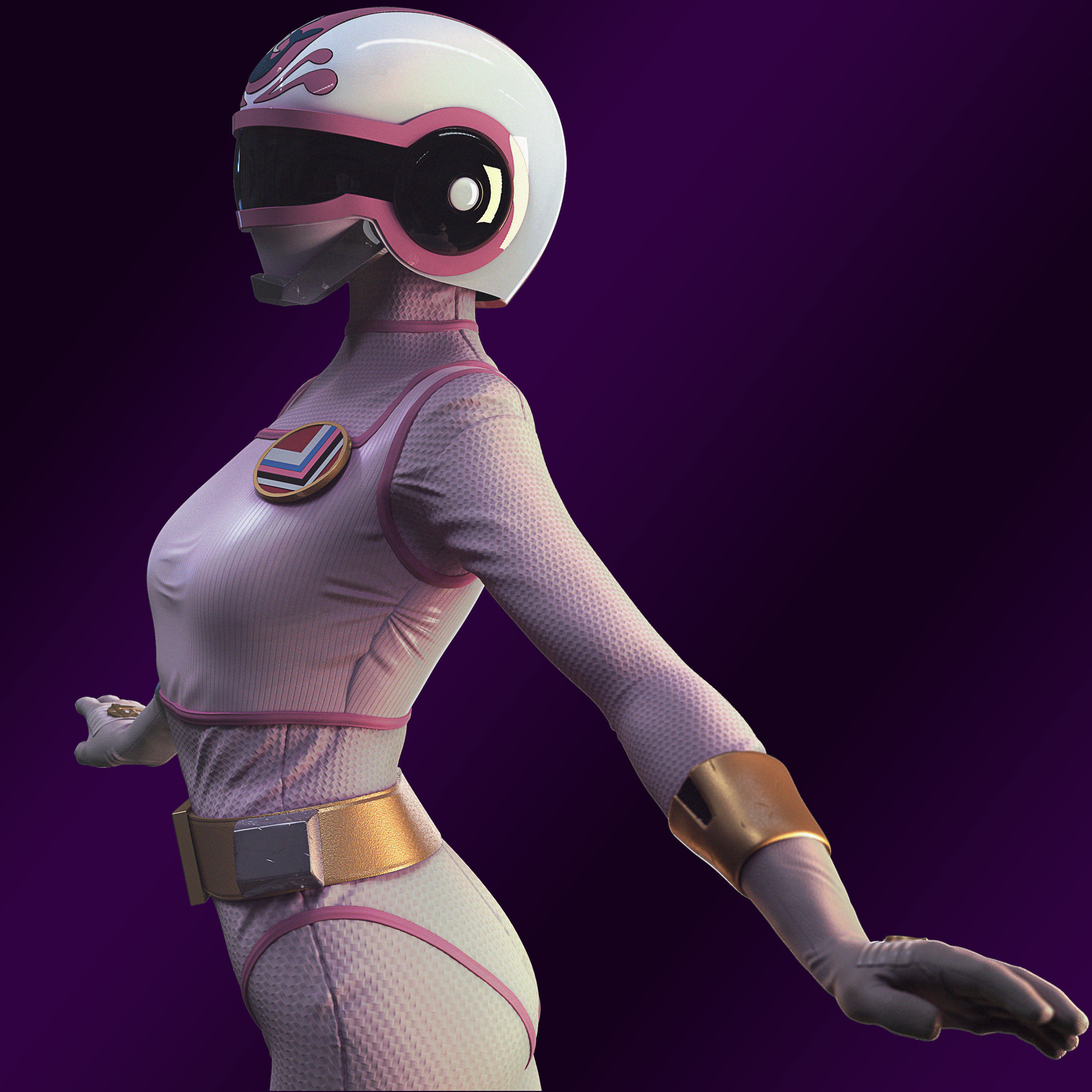 Dengeki Sentai Changeman - Change Mermaid 3D print model_1