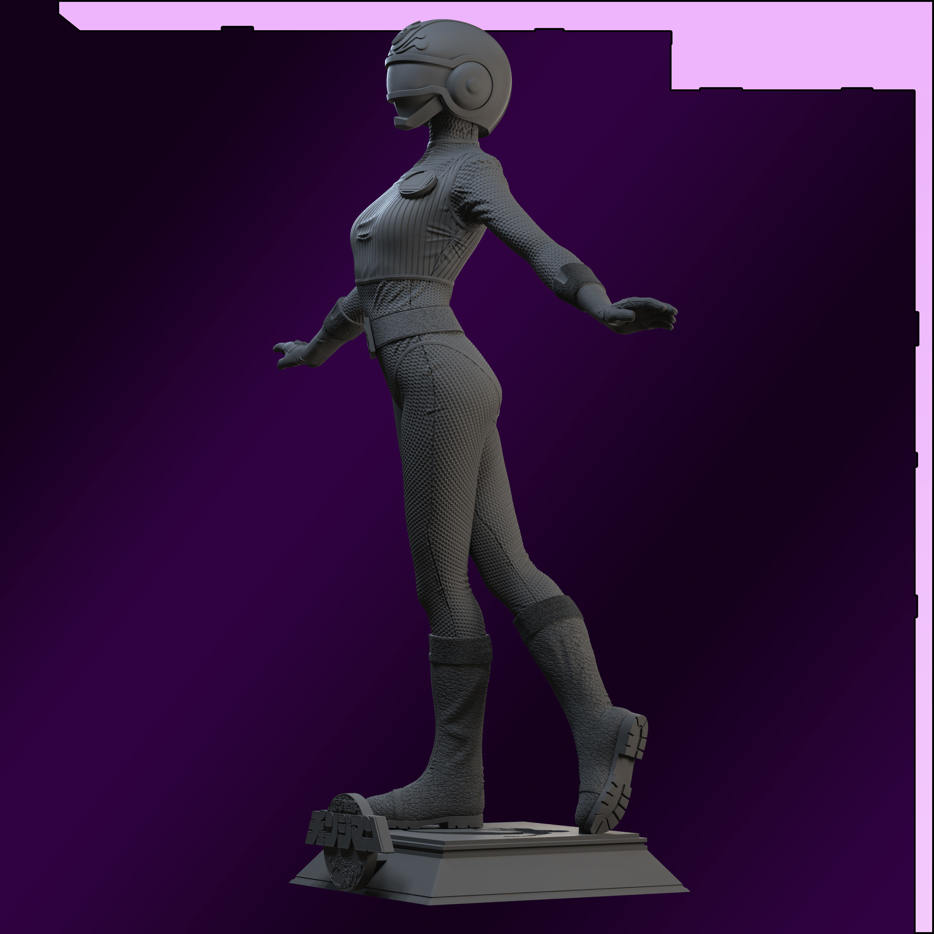 Dengeki Sentai Changeman - Change Mermaid 3D print model_2