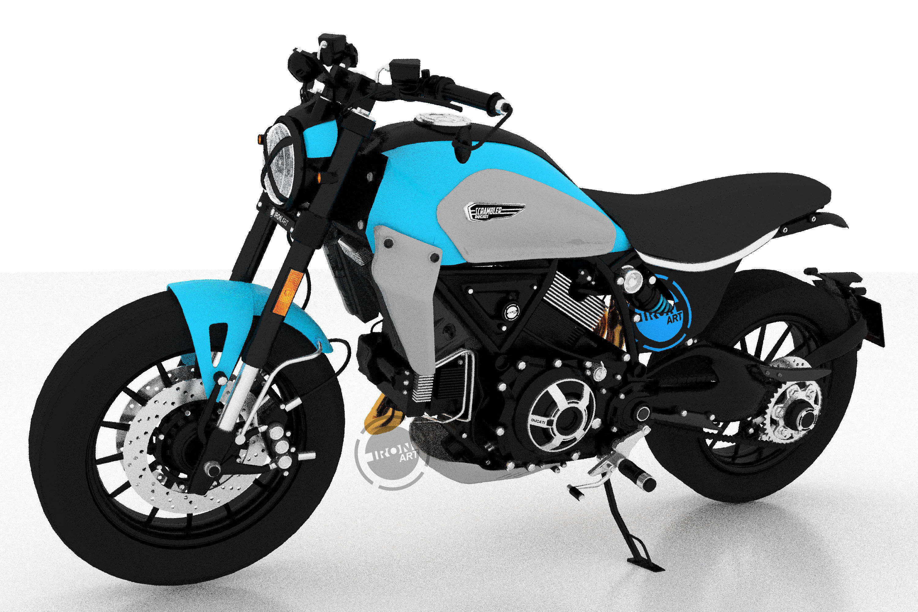 Ducati Scrambler Next Gen 3D model_4