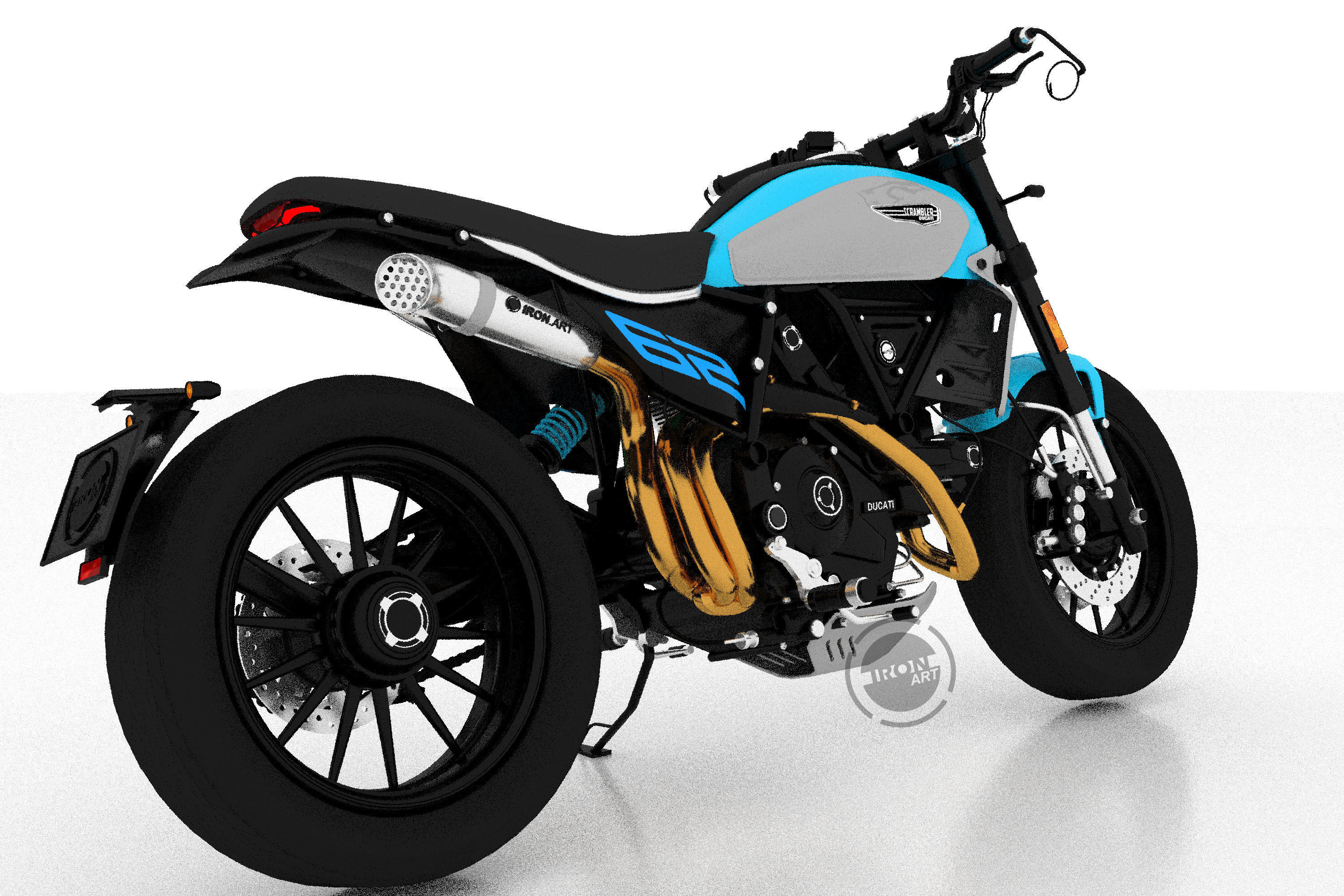 Ducati Scrambler Next Gen 3D model_2