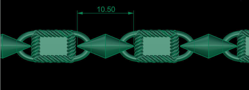 Top-notch  Chain Model BEST FOR ALL JEWELRY METALS  3D print model_4