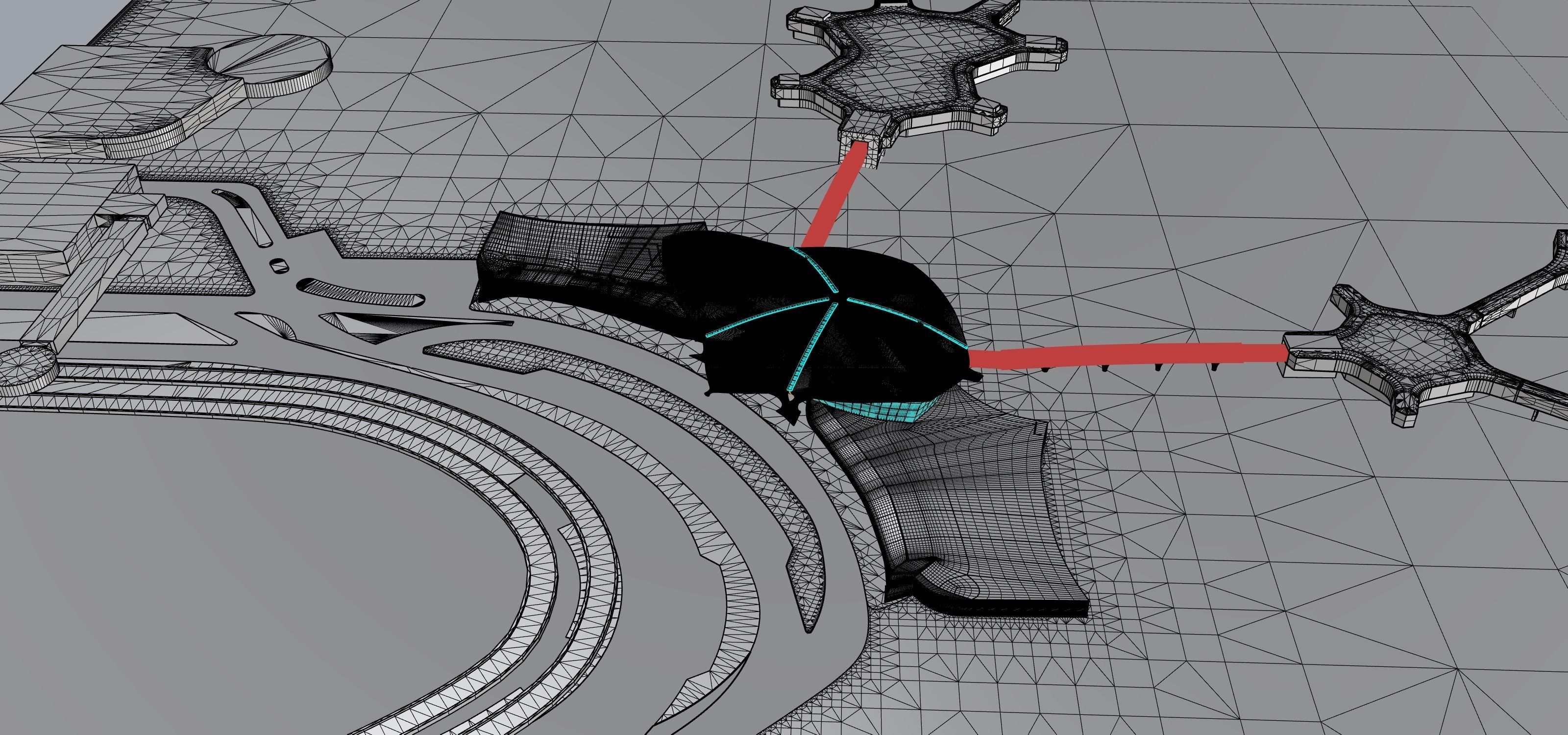 3D TWA Flight Center in 90s 3D model | CGTrader