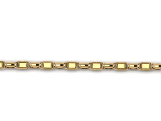 Trendy Chain Model BEST FOR ALL JEWELRY METALS 3D print model_2