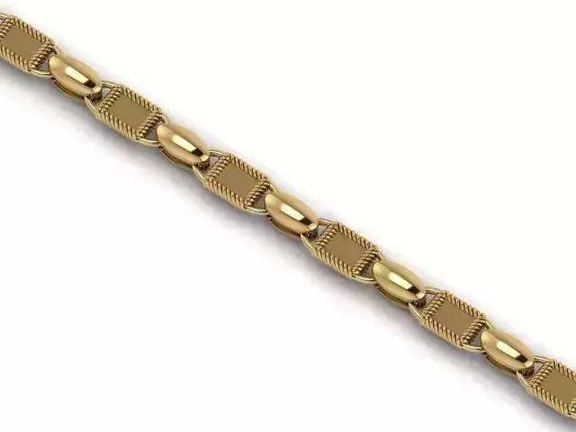 Trendy Chain Model BEST FOR ALL JEWELRY METALS  3D print model