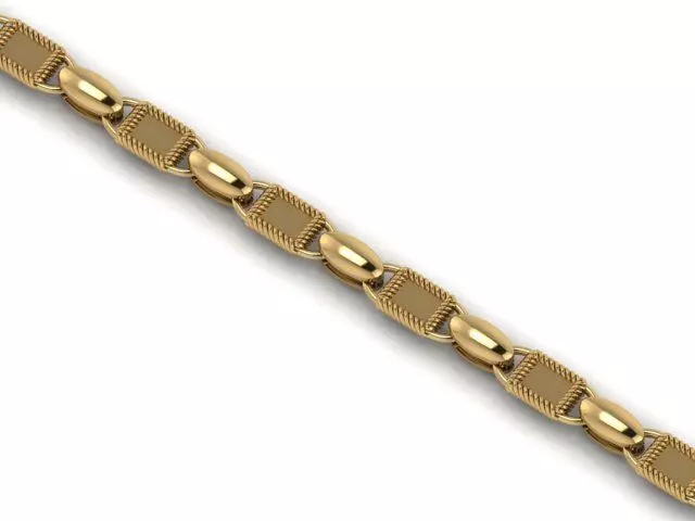 Trendy Chain Model BEST FOR ALL JEWELRY METALS 3D print model_0