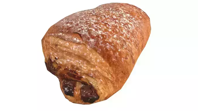 Chocolate Pastry AR VR PBR  Lowpoly with game ready 3d Model