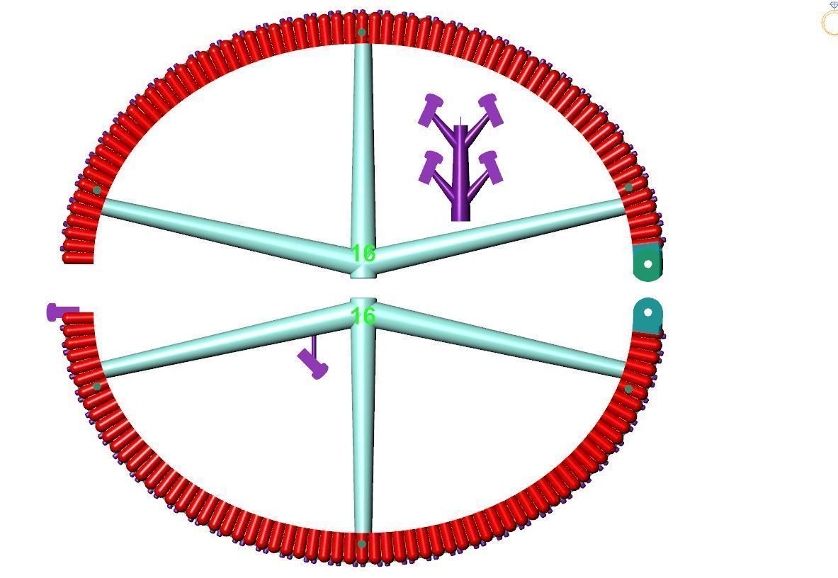 Boucheron bracelet Four Radiant 3D print model_3