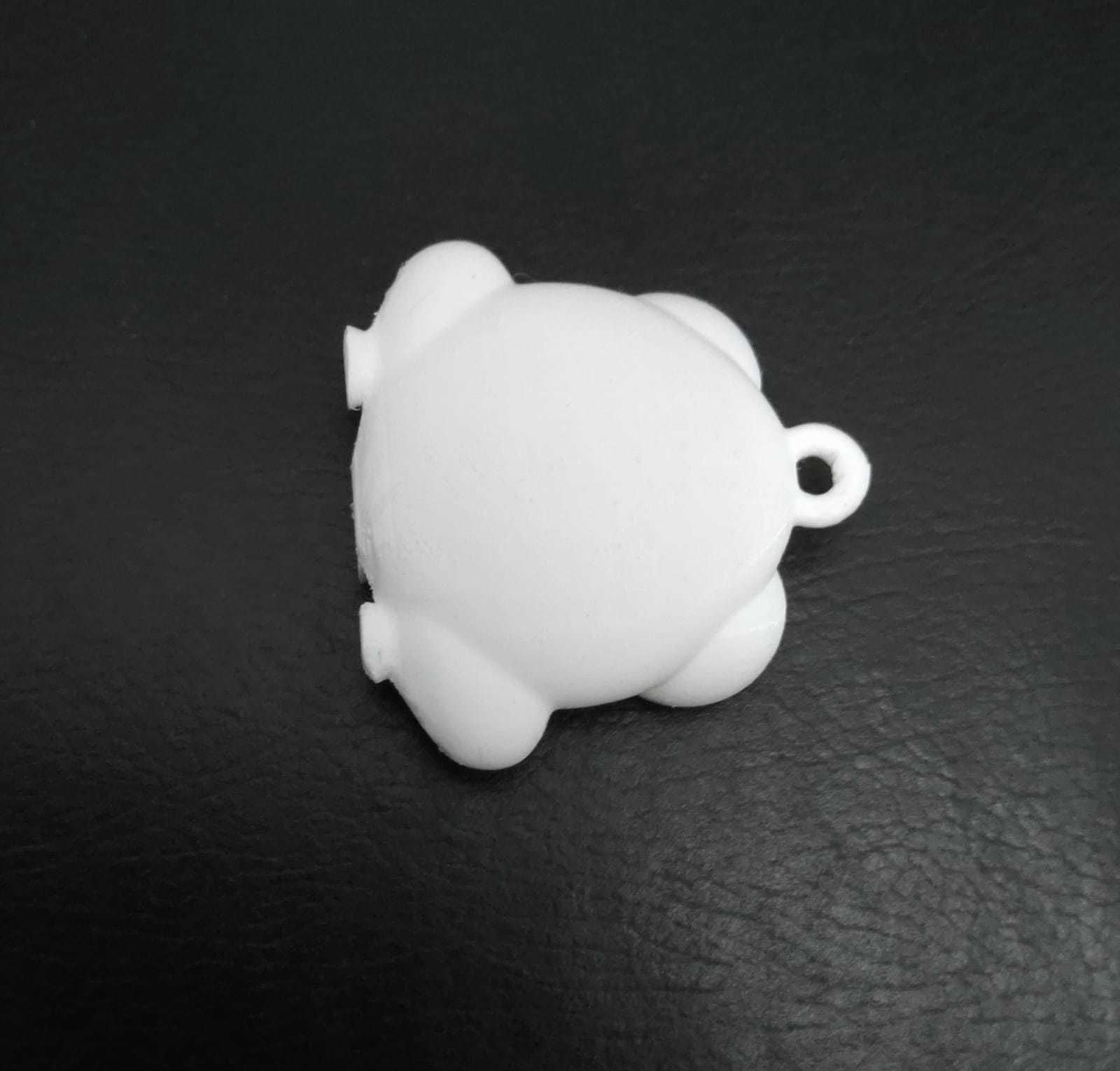 Frog Keychain 3D print model_9