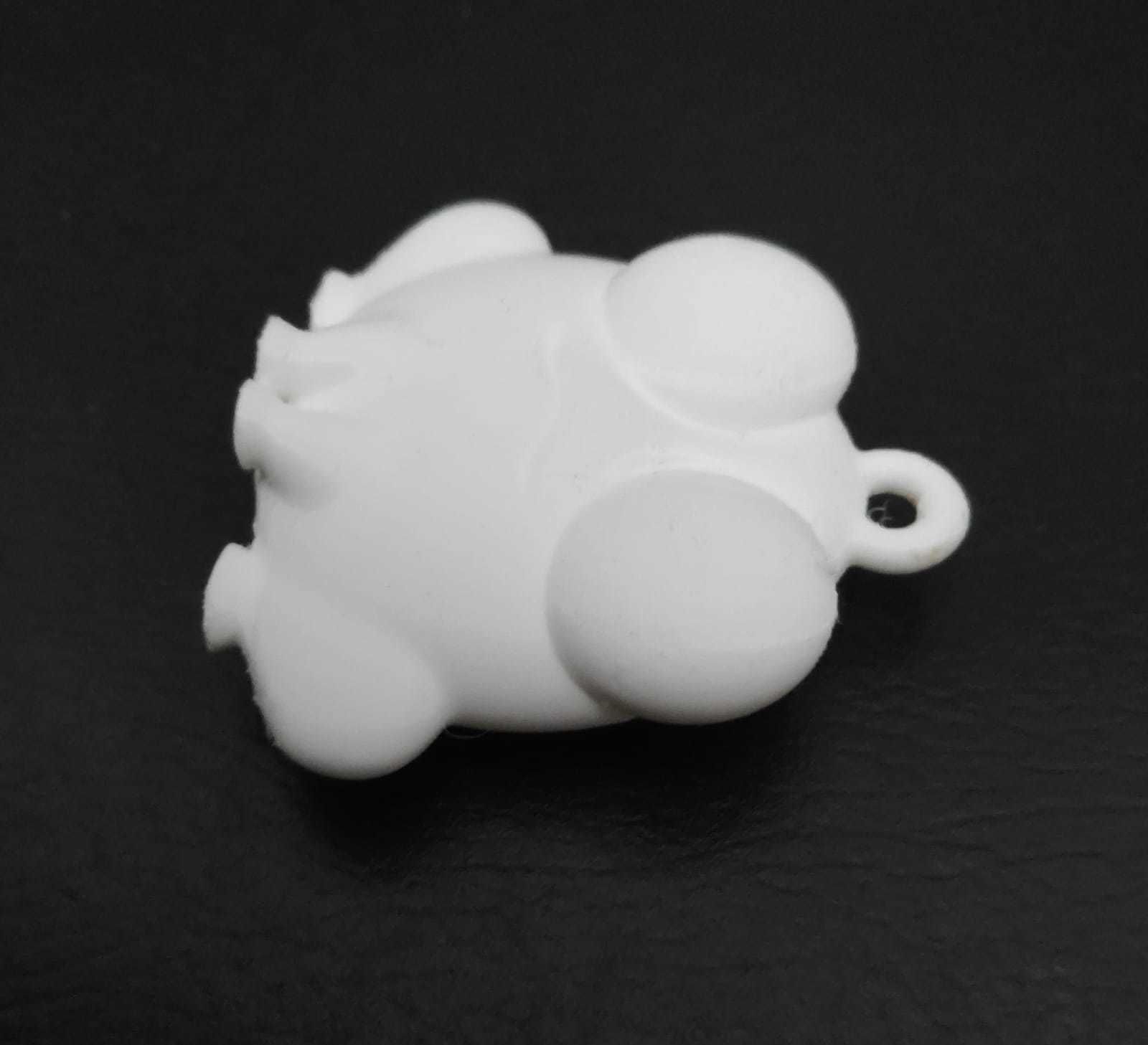 Frog Keychain 3D print model_5