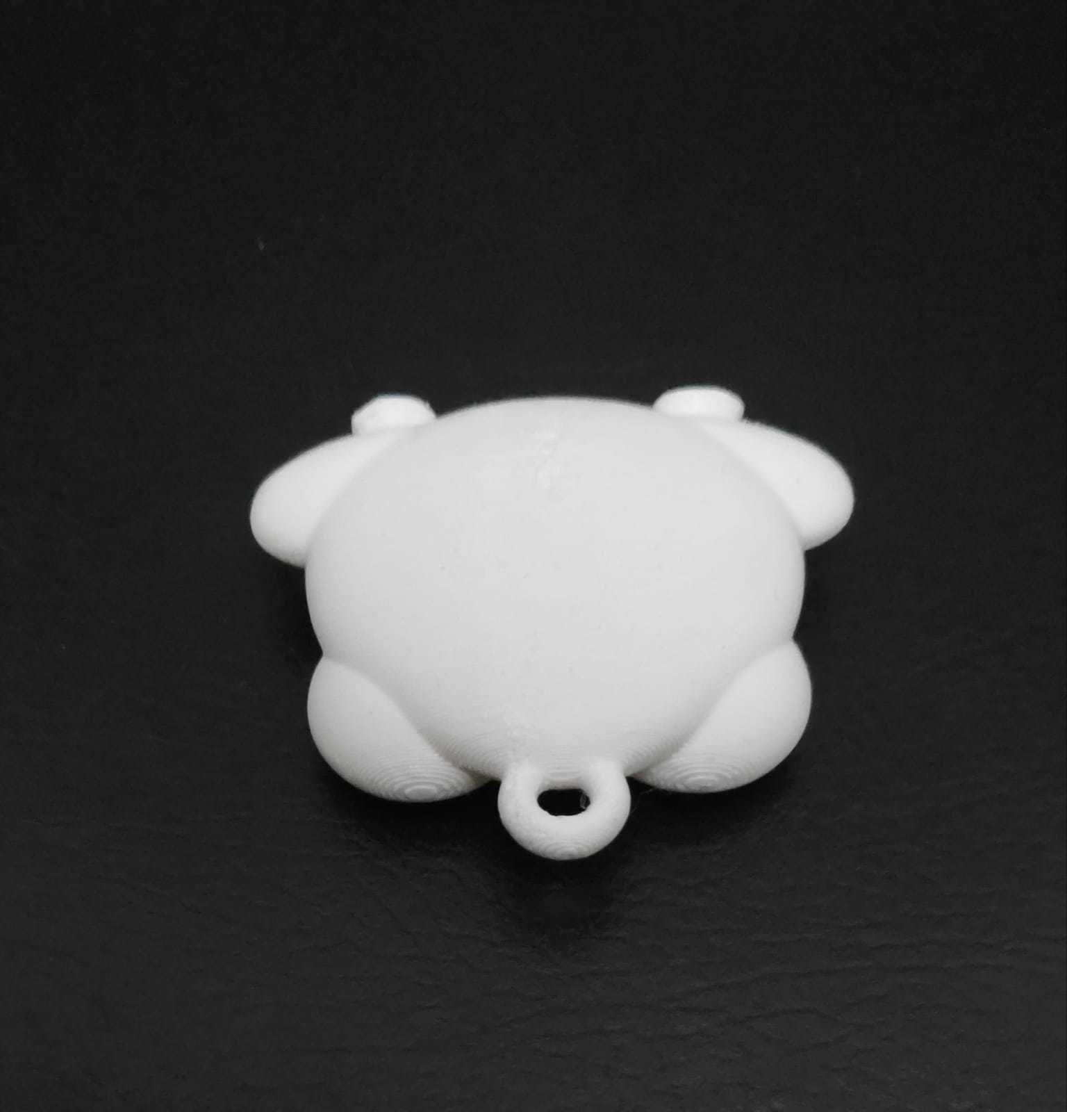 Frog Keychain 3D print model_8