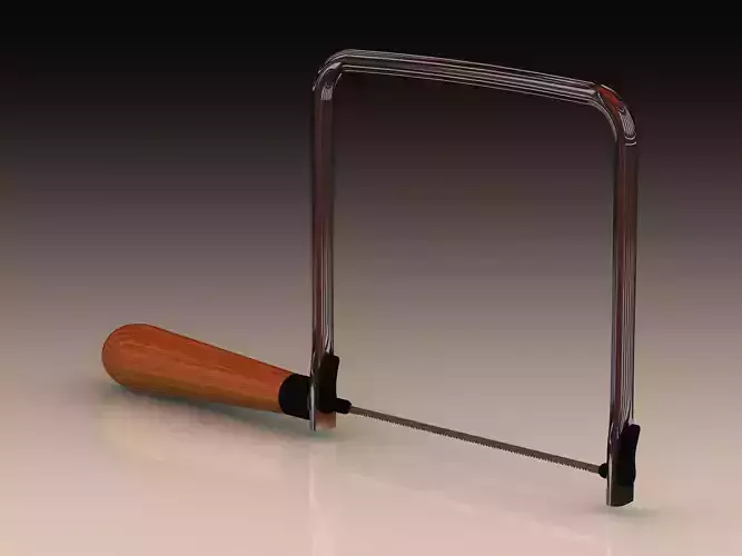 Wood Coping Saw 160 mm 3D model