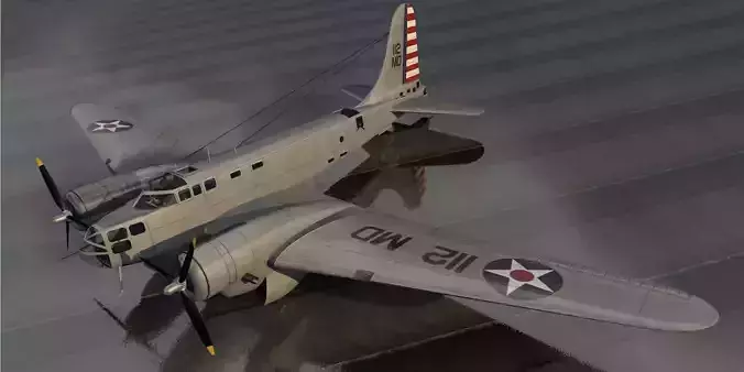 Douglas B-23 Dragon 3D model