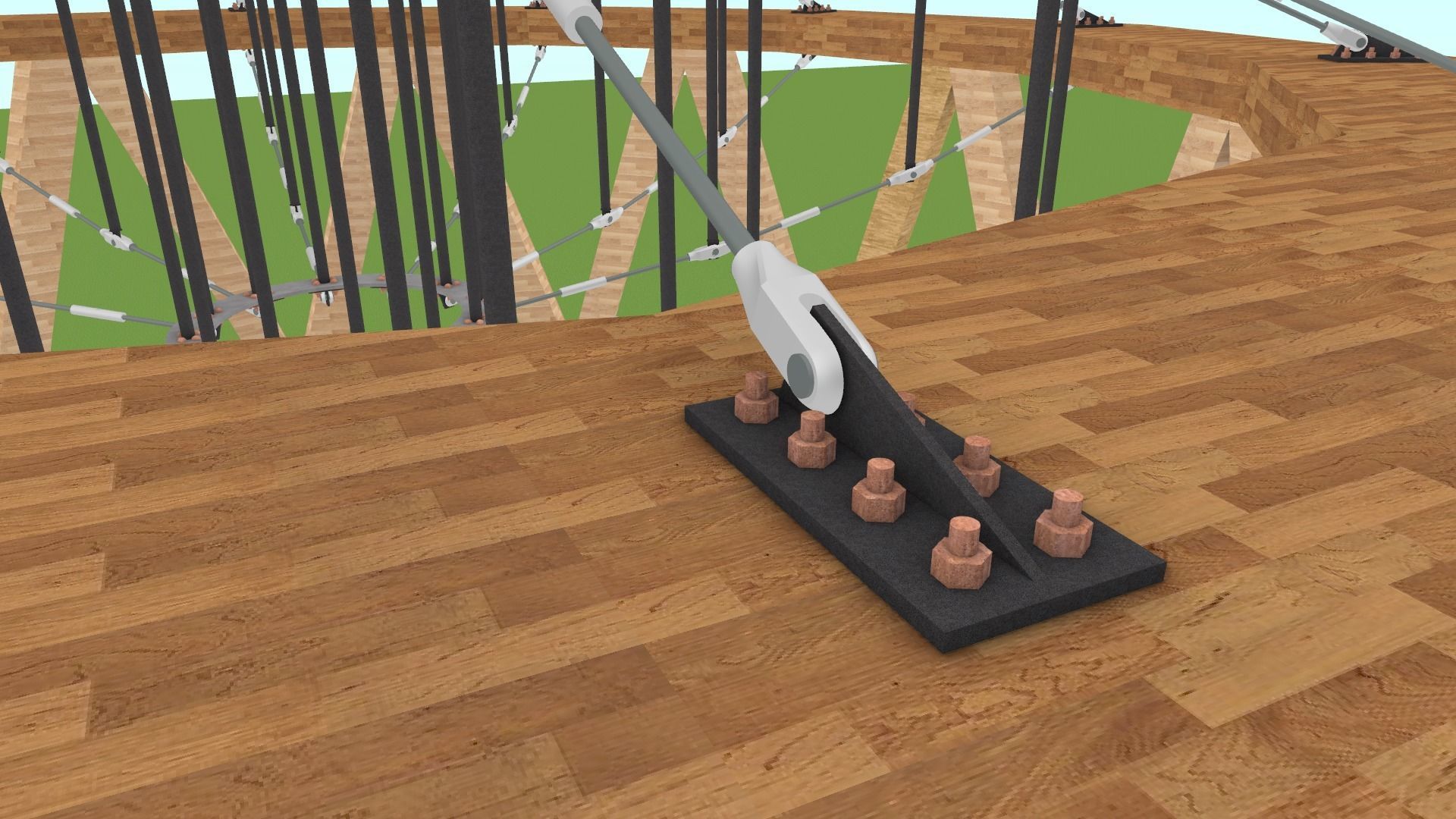 Radial cable model 3D model_7