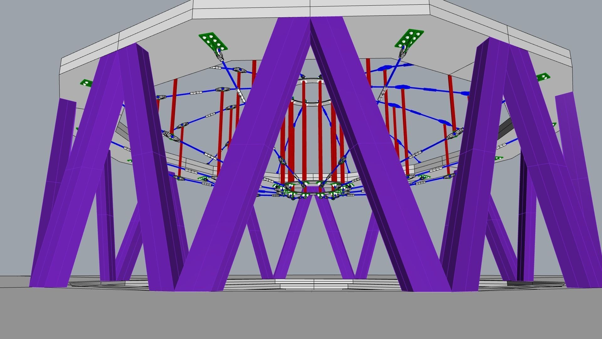 Radial cable model 3D model_11