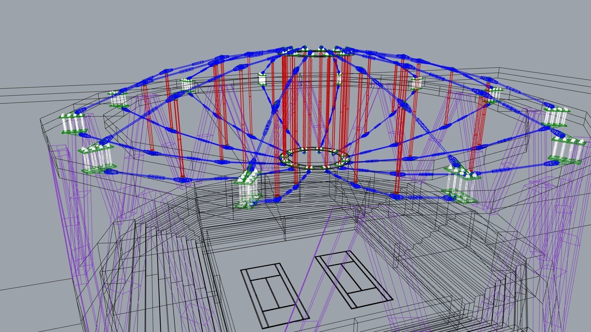 Radial cable model 3D model_6