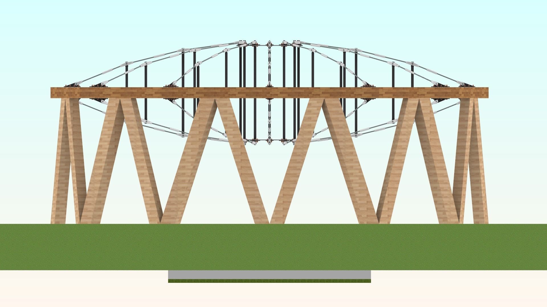 Radial cable model 3D model_5
