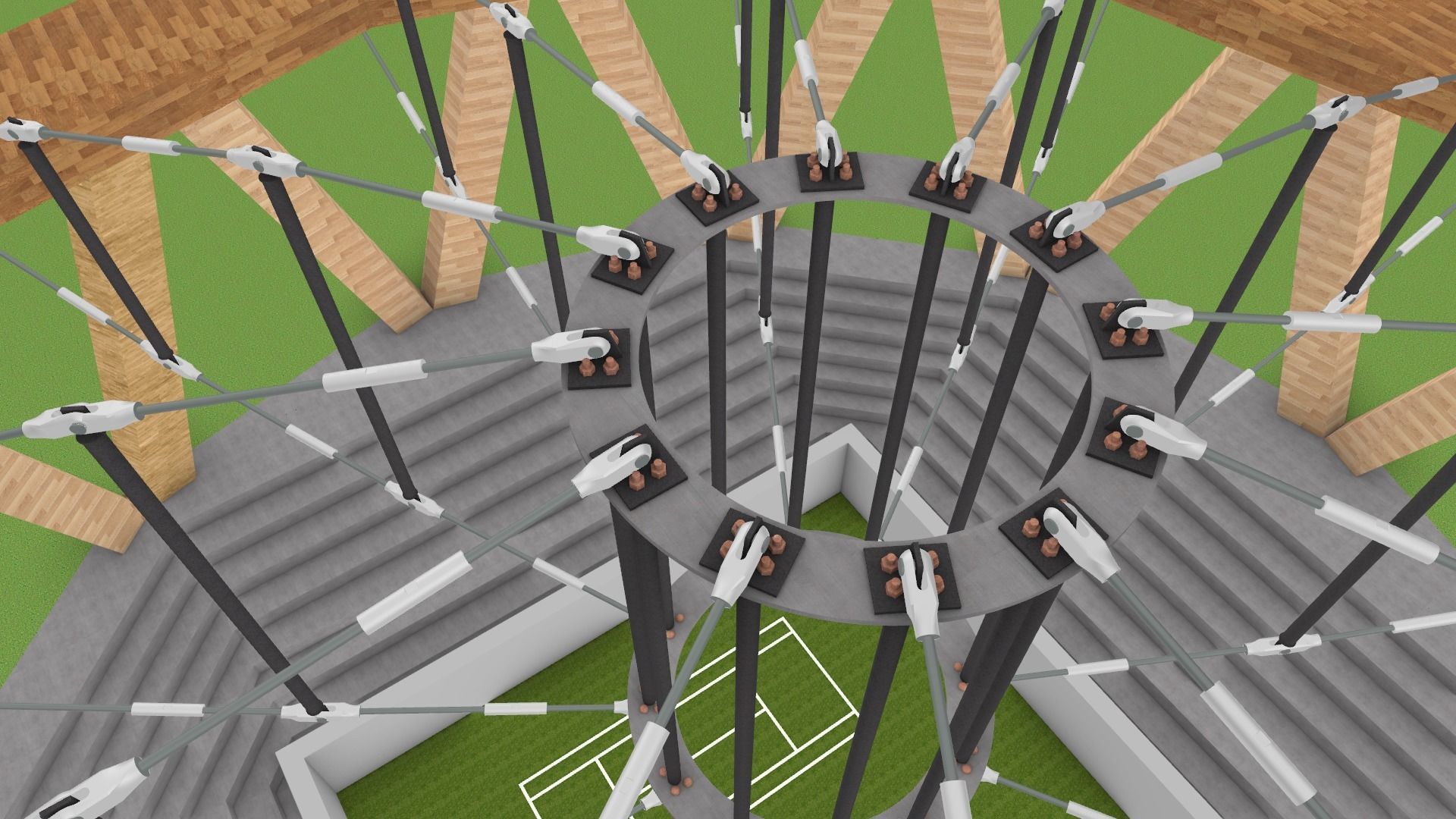 Radial cable model 3D model_15