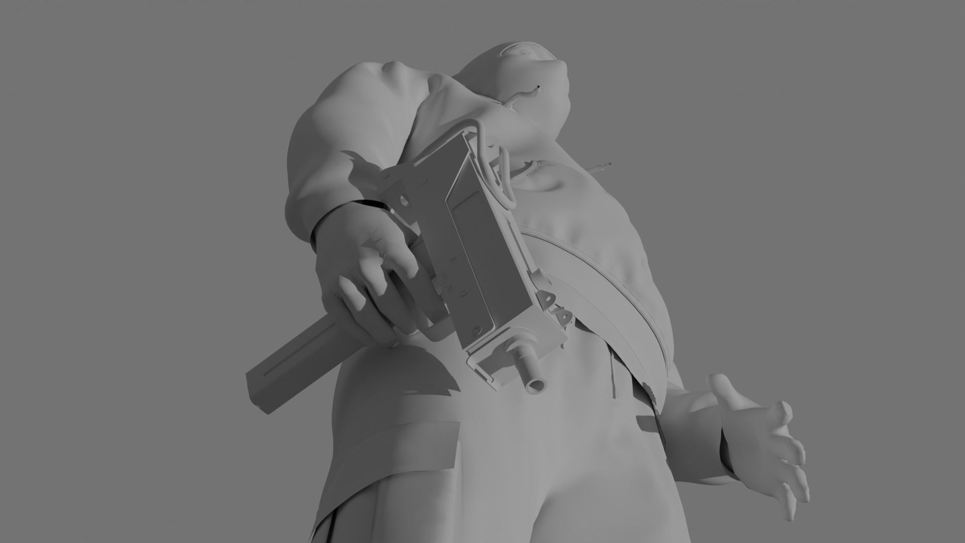 Gangmember 3D model_2