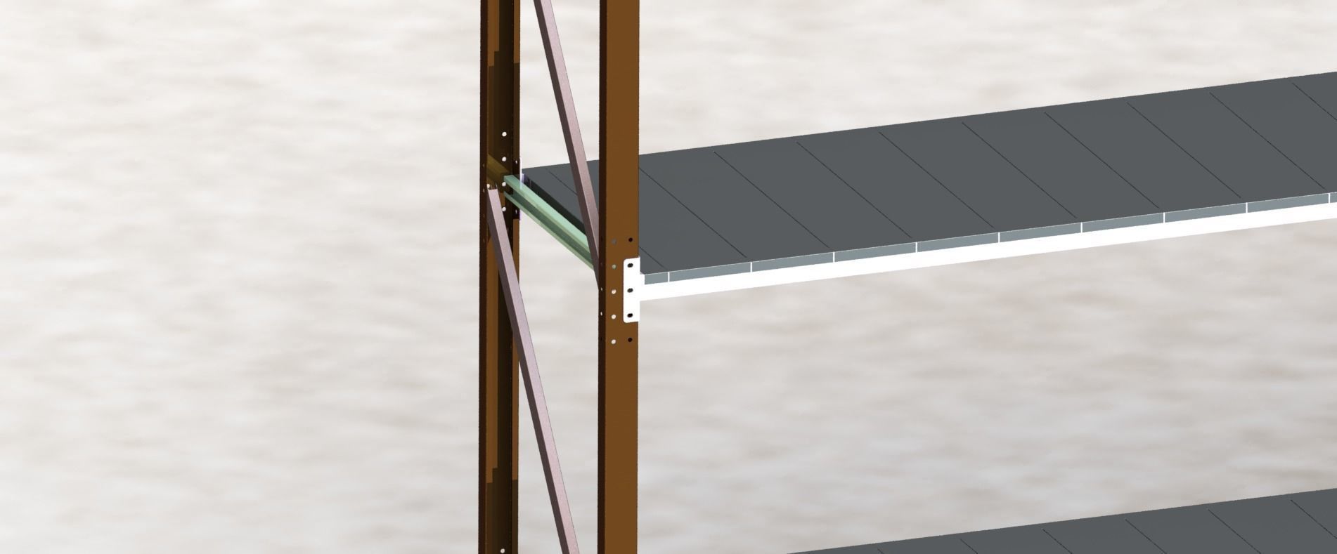 Industrial Rack 3D model_2