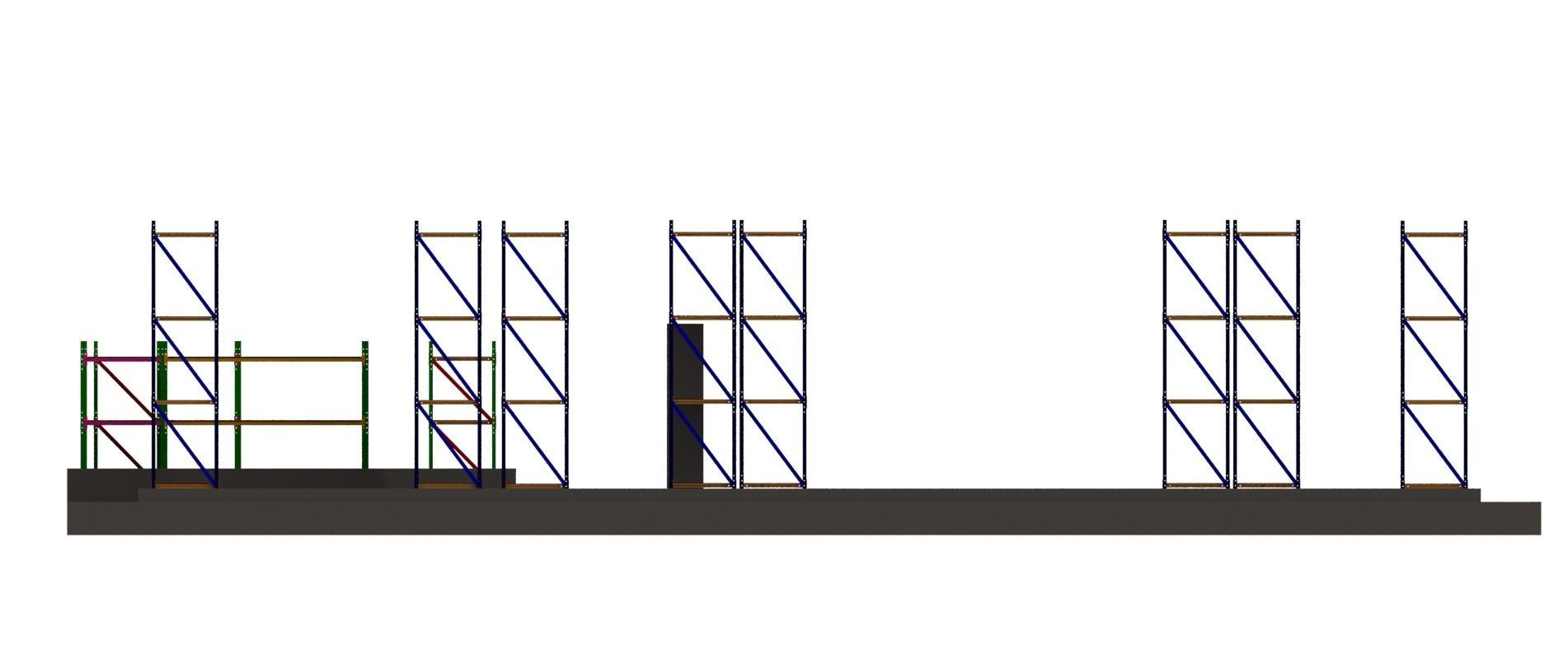 Industrial Rack 3D model_10