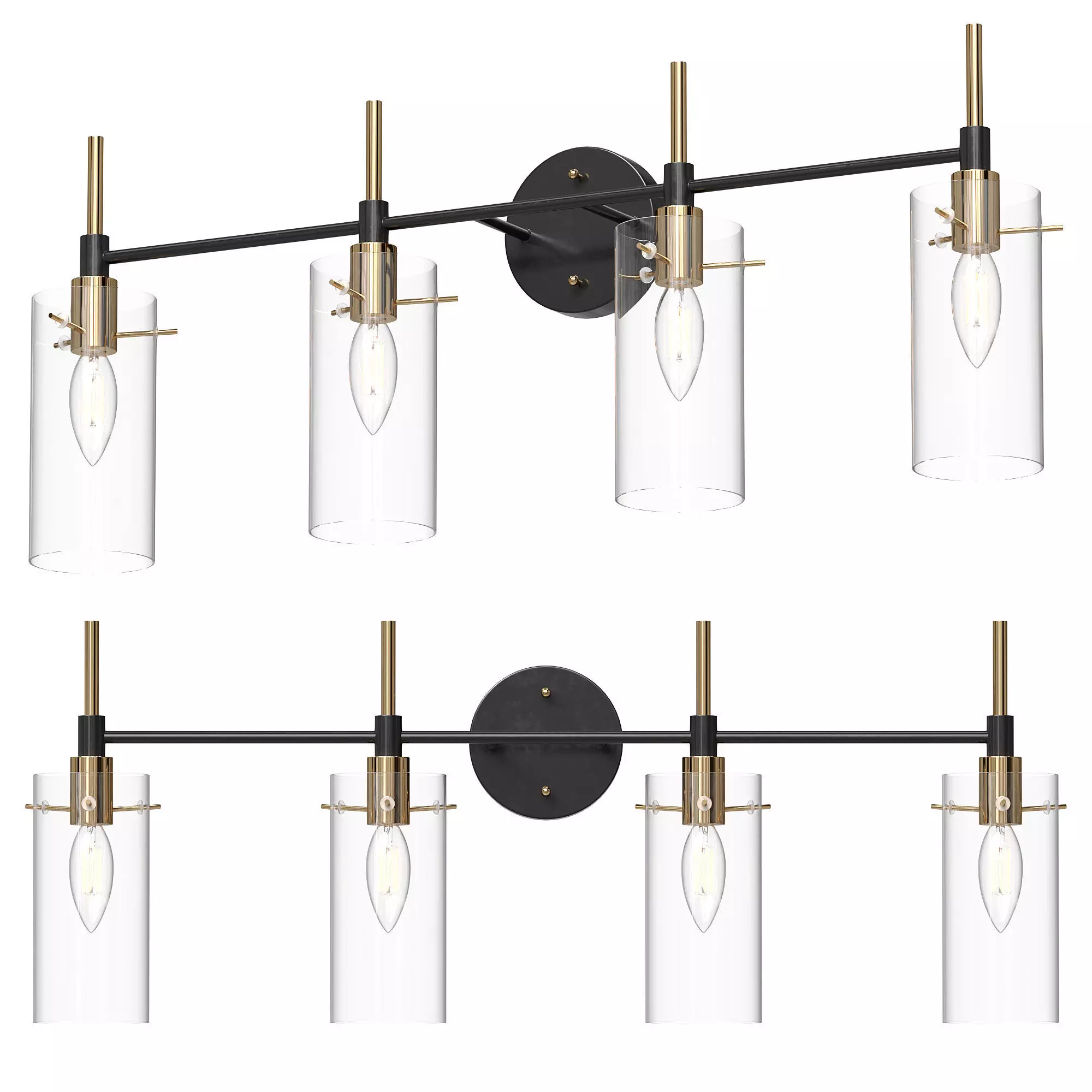 Marrie 4 Vanity Light 3D model_0