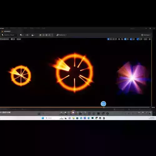 Three of My Unreal Engine 5 RAYS FX