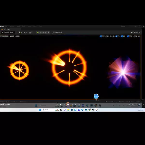 Three of My Unreal Engine 5 RAYS FX 3D model_0