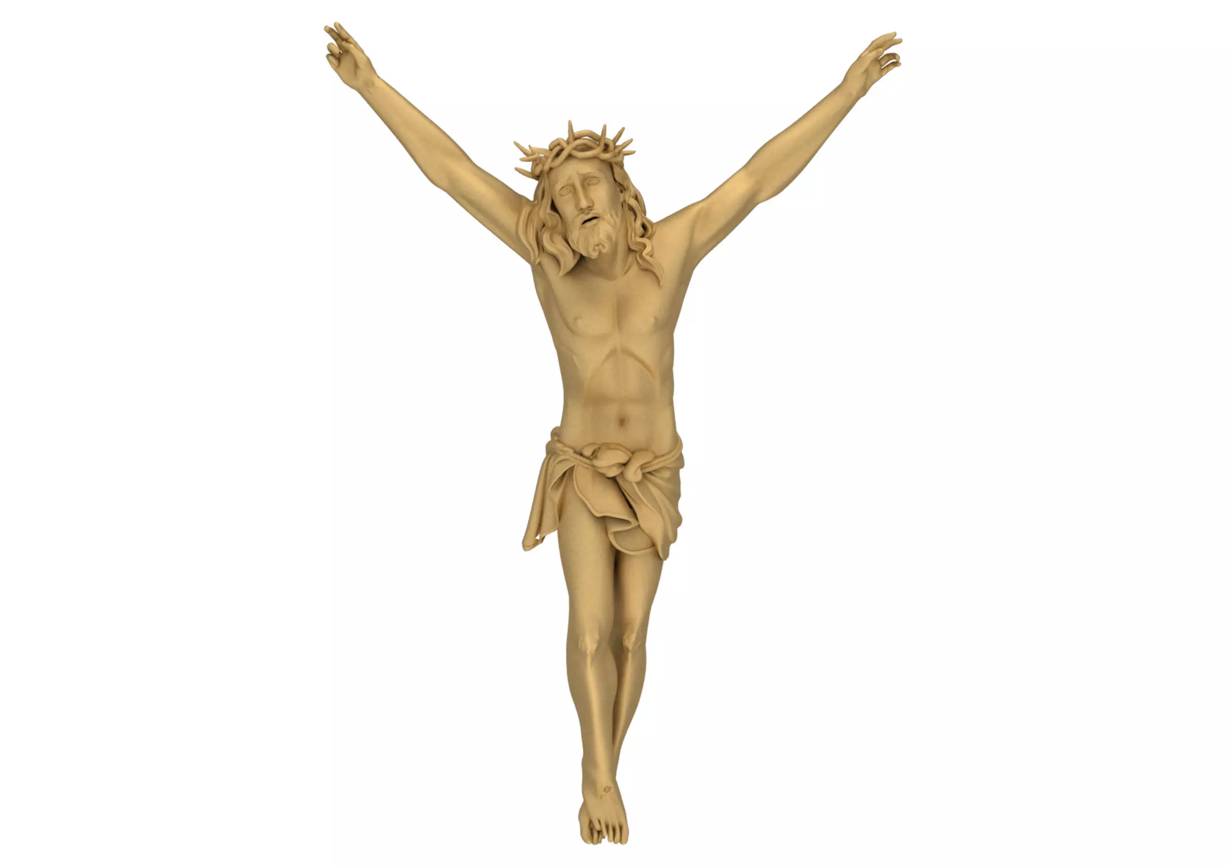 Jesus Christ pendant 3D print model 3D print model 3D print model_0