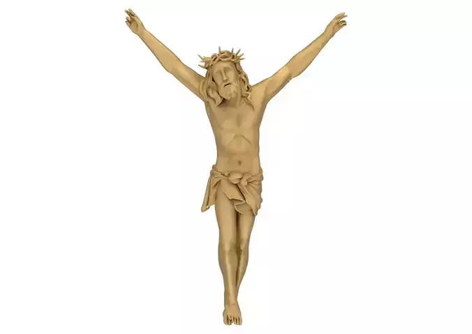 Jesus Christ pendant 3D print model 3D print model