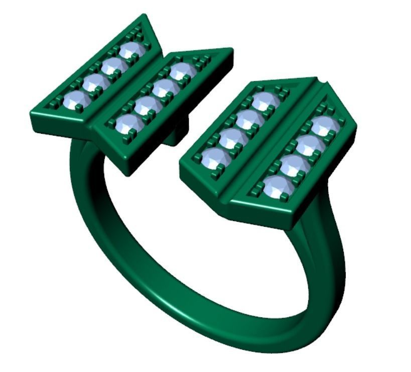 RING NN-01 BTS ARMY LOGO 3D print model_5