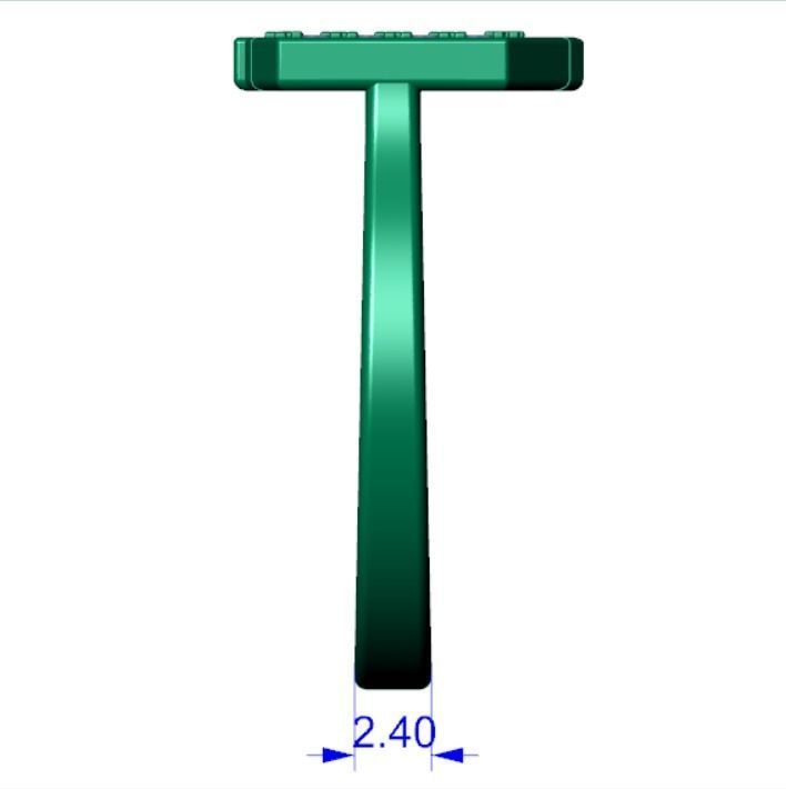 RING NN-01 BTS ARMY LOGO 3D print model_4