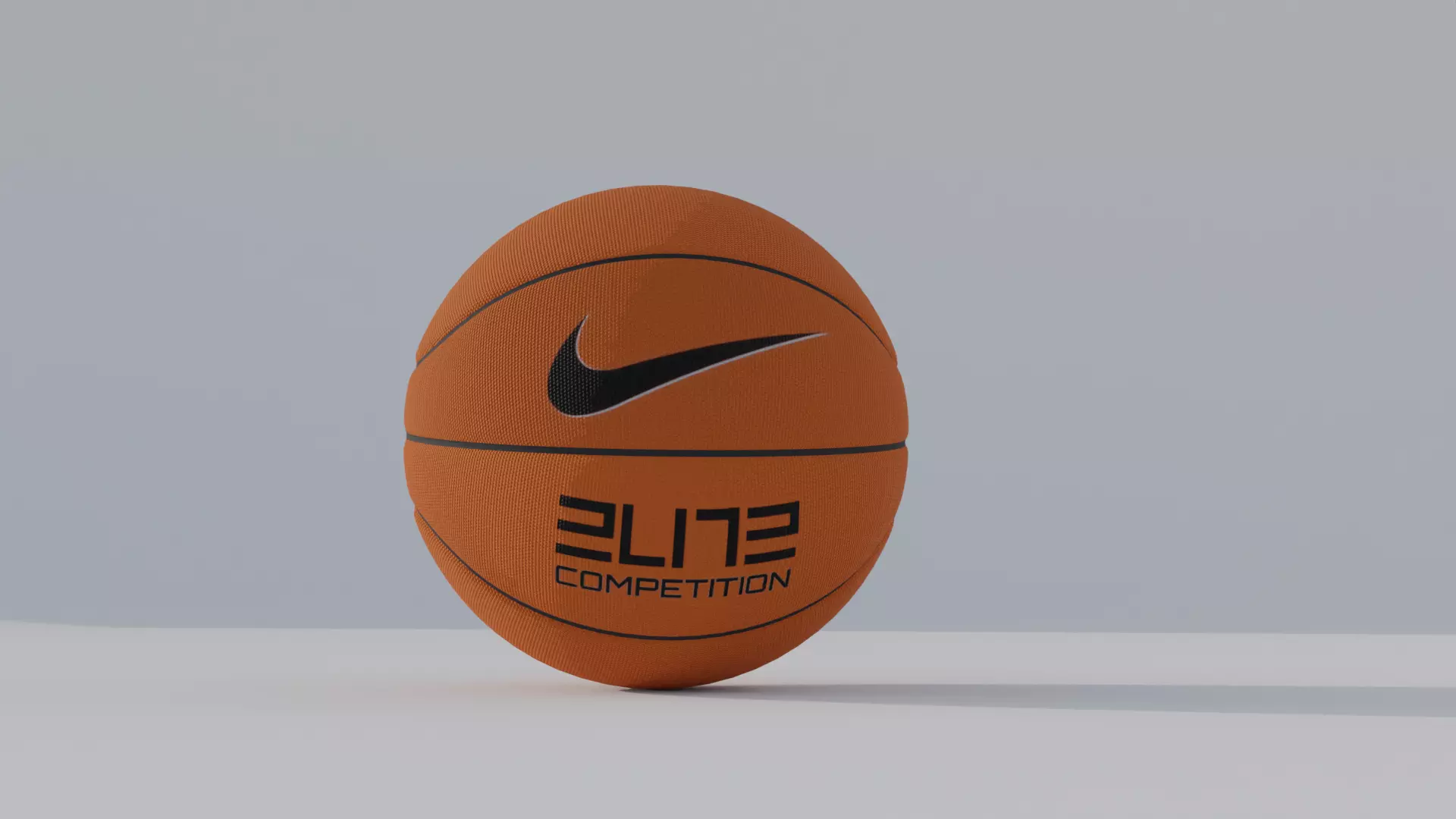Nike Elite Basketball Ball Low-poly 3D model