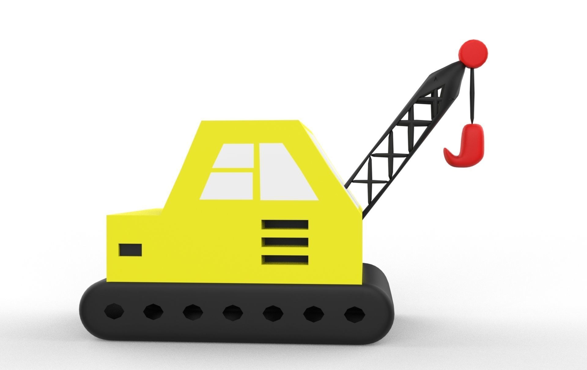 toy cars Low-poly 3D model_7