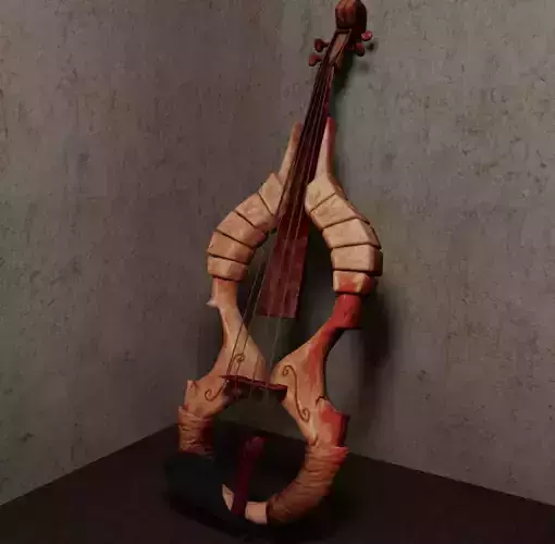 3D Stylized Violin