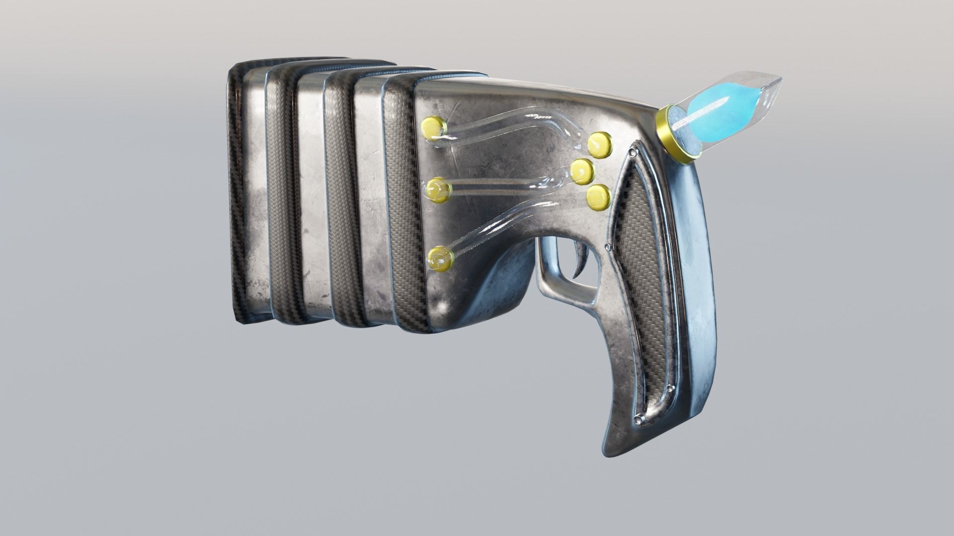 Plasma Pistol 3D model_4