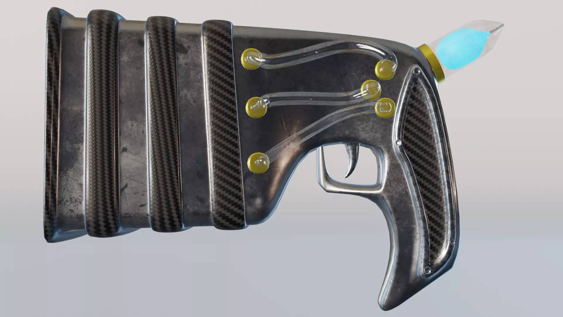 Plasma Pistol 3D model_0