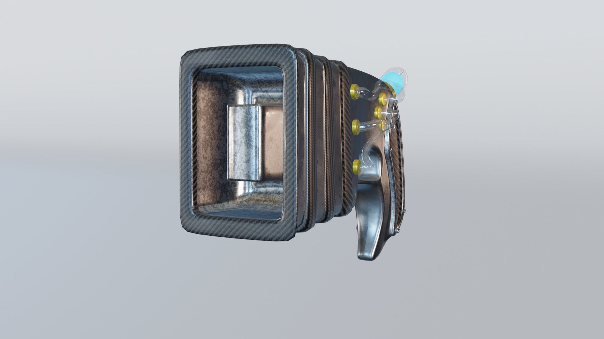 Plasma Pistol 3D model_2