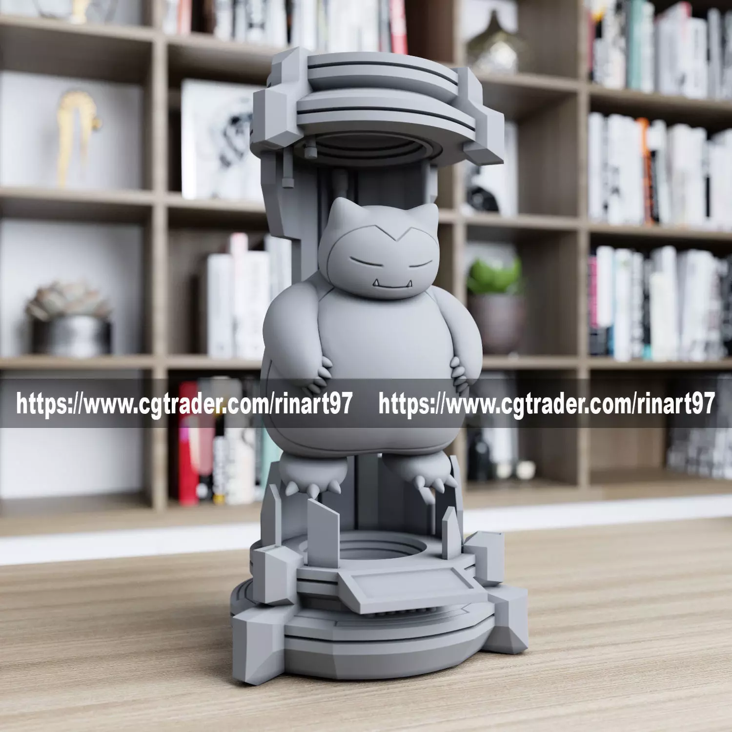 snorlax in the lab from pokemon 3D print model_0