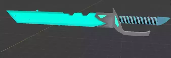Laser Sword with particles 3D model