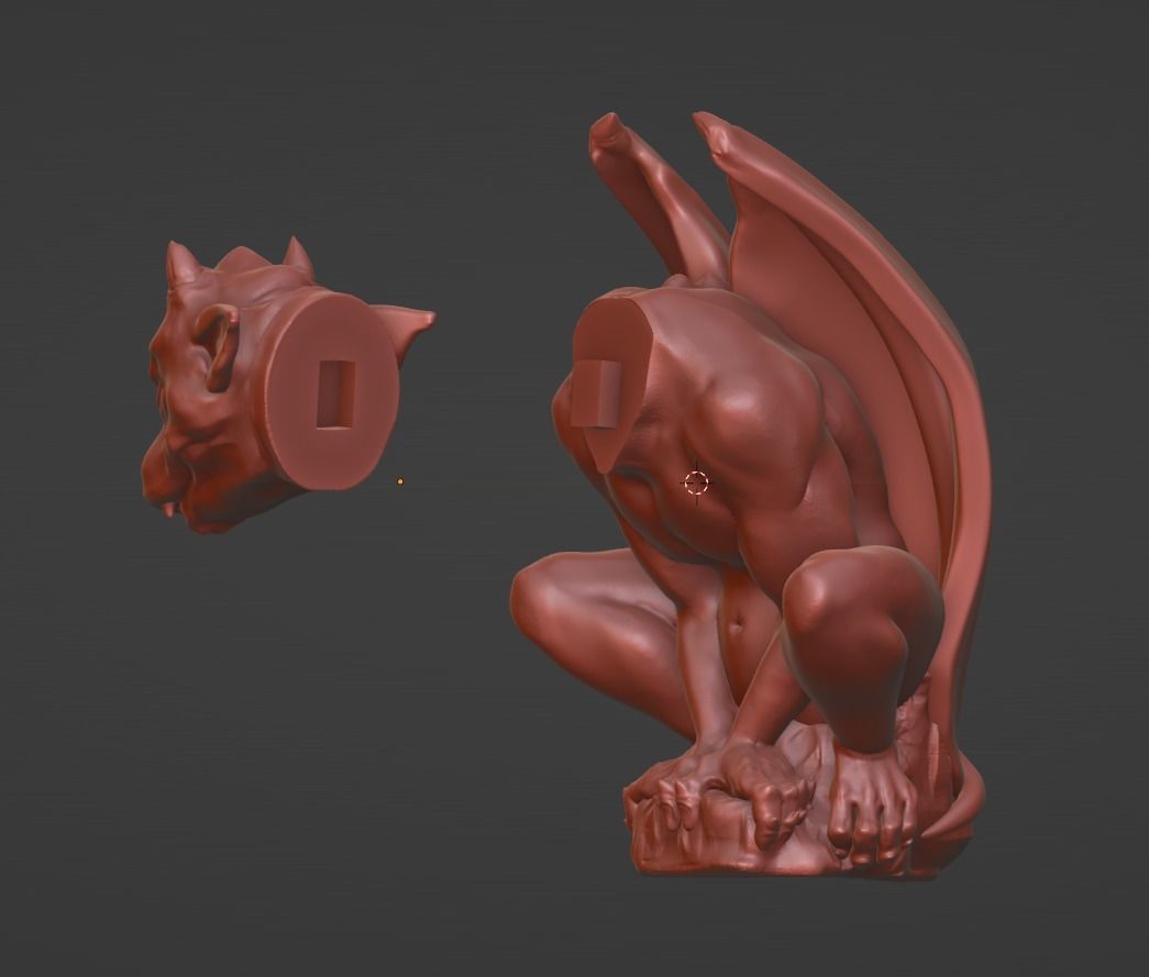 Gargoyle 3D print model_2
