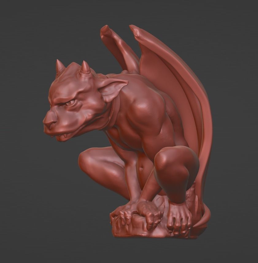 Gargoyle 3D print model_3