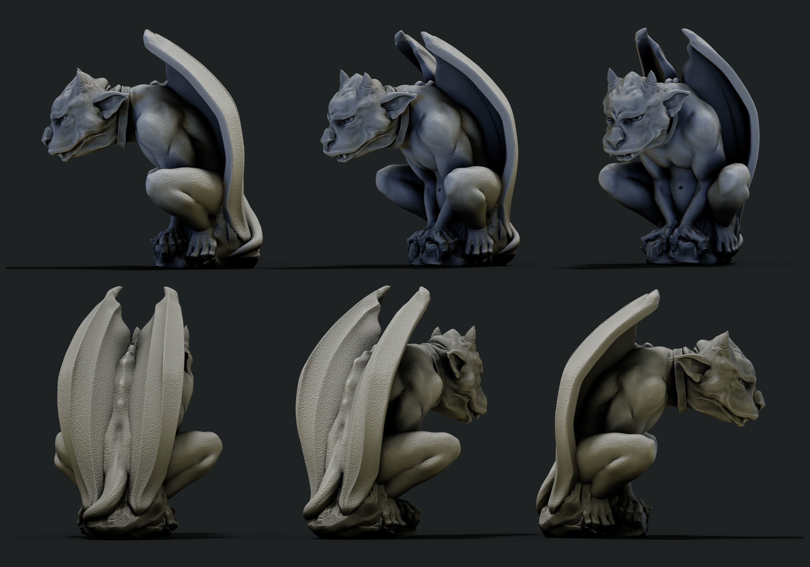 Gargoyle 3D print model_1