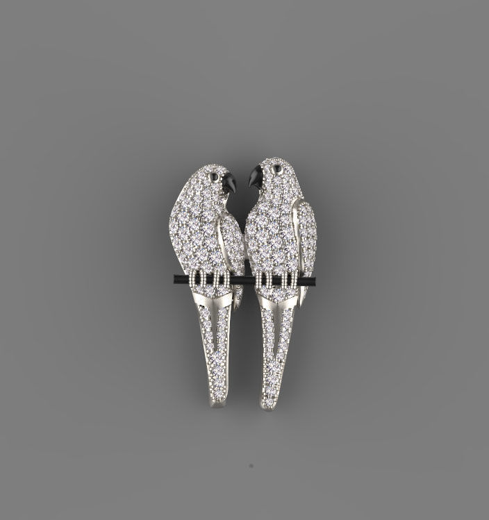 parrot broosh 3D print model_31