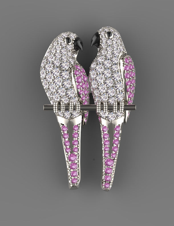 parrot broosh 3D print model_22