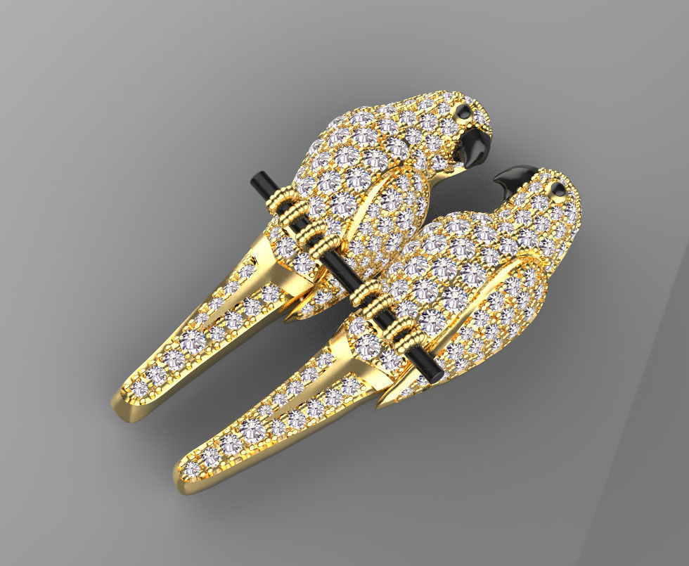 parrot broosh 3D print model_56