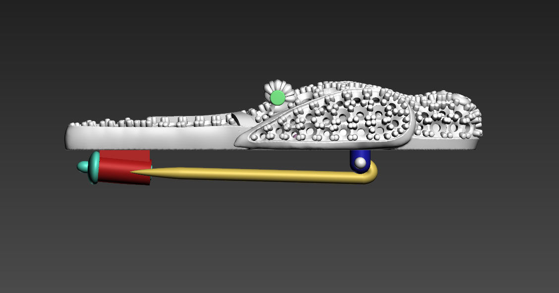 parrot broosh 3D print model_38