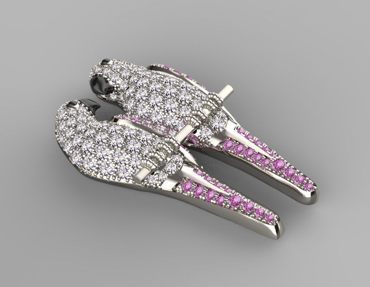 parrot broosh 3D print model_1